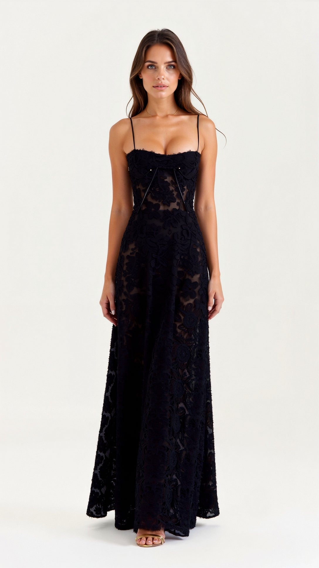 Women’s Timeless Slip Plain Occasion Maxi Wedding Guest Dresses