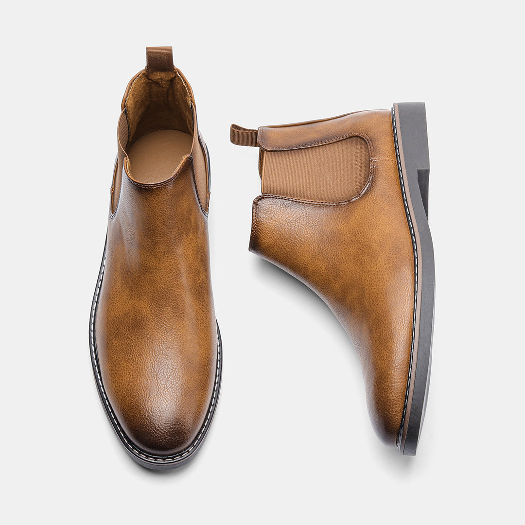Men’s Stylish Durable Everyday Chelsea Boots with Elastic Side Panels