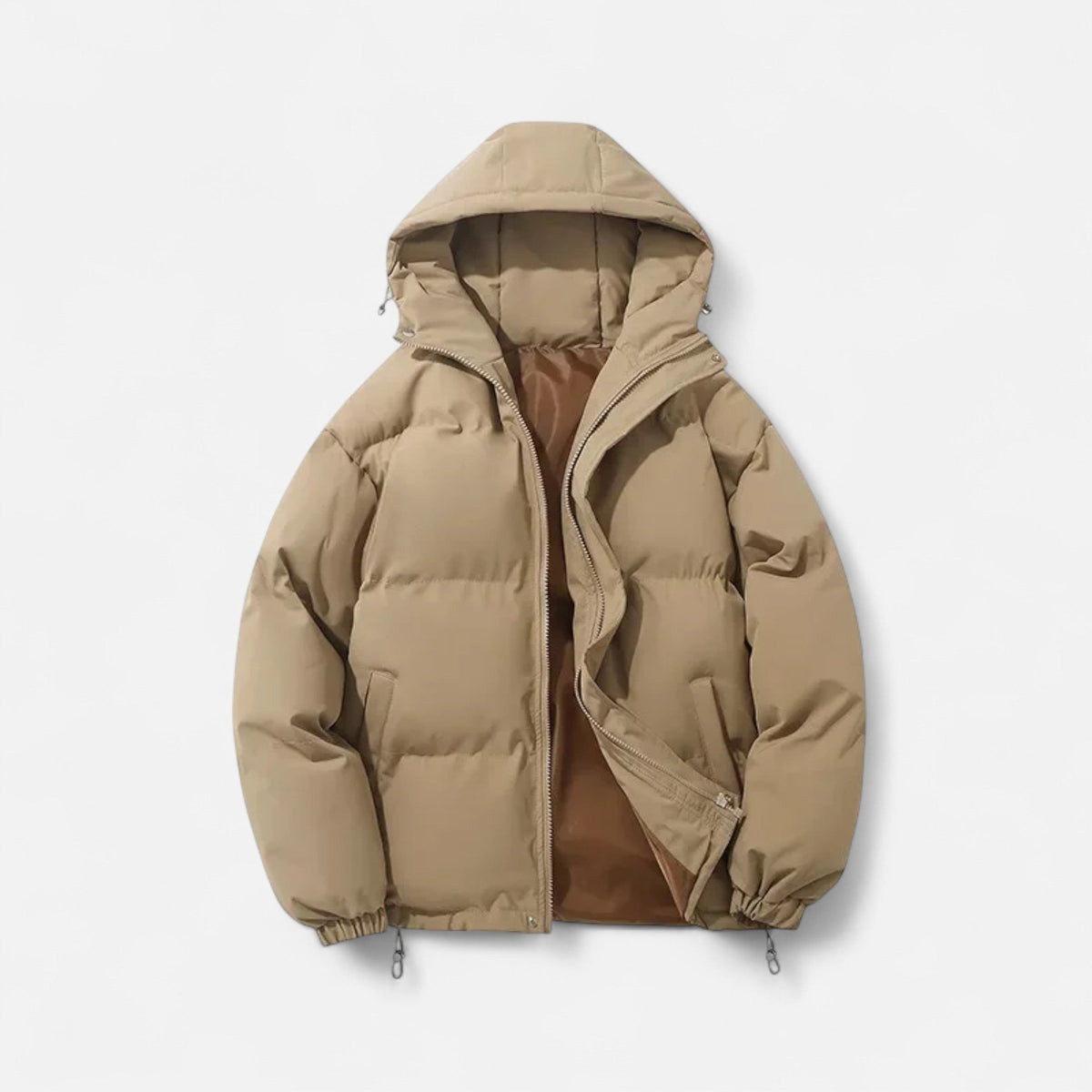 Versatile Insulated Unisex Hooded Thermal Puffer Jacket