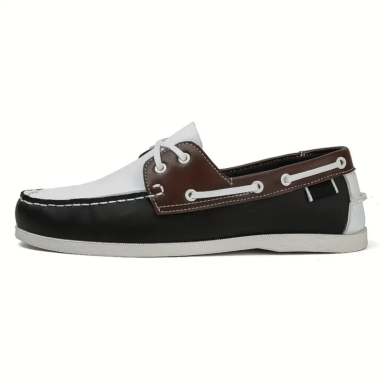 Men's Retro Elegance Boat Shoes with Timeless Design